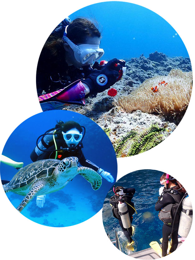 沖縄ダイビングライセンス講習専門店KAHANAが開催するPADIアドヴァンスドオープンウォーターダイバーコース