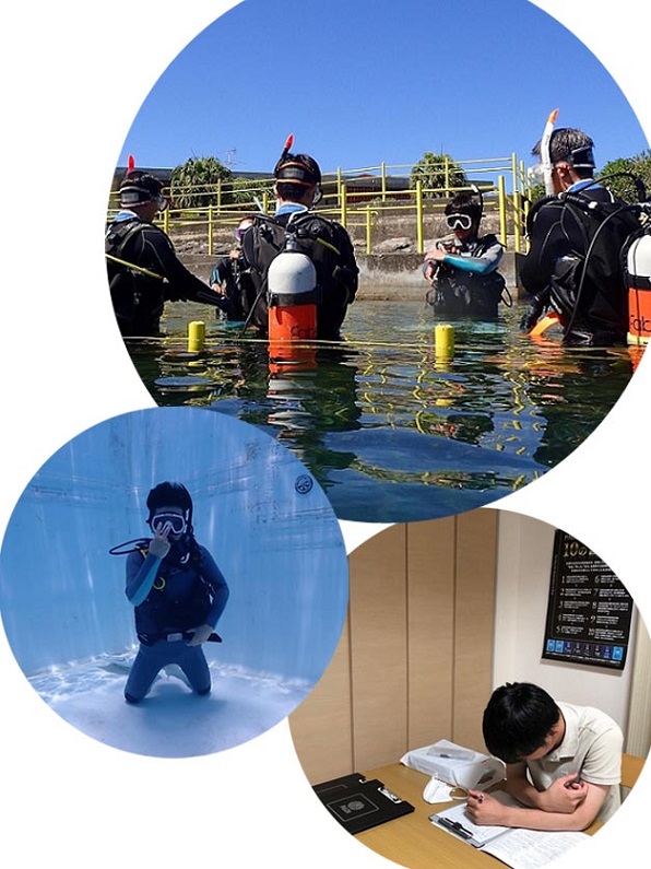 沖縄ダイビングライセンス講習専門店KAHANAでダイブマスターになろう