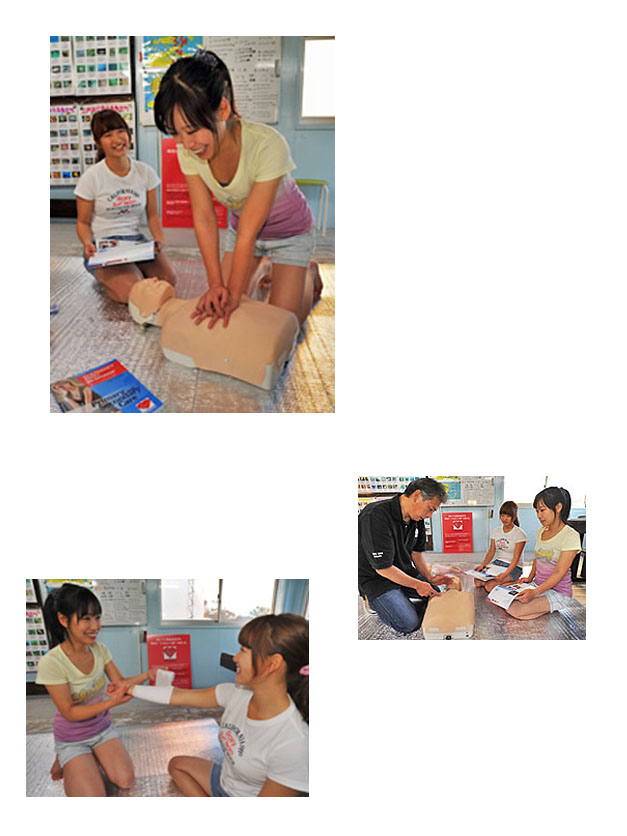 沖縄ダイビングライセンス講習専門店KAHANAが開催するエマージェンシーレスポンダーコース